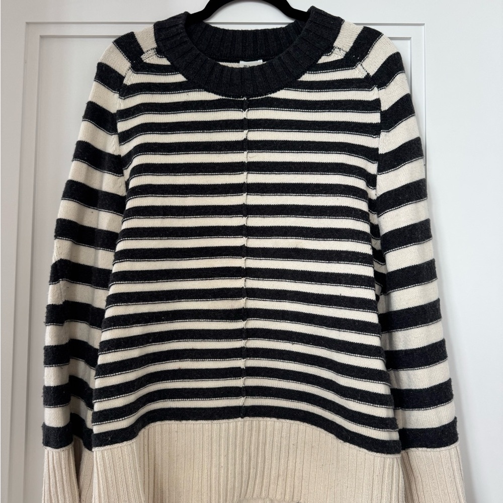 Black and white stripped sweater - Maeve - Size S